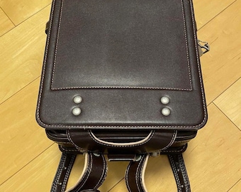 Randoseru, Cowhide Leather Randoseru, school Bag Randoseru, Japanese Randoseru, Black backpack, lightweight Randoseru, lightweight backpack,