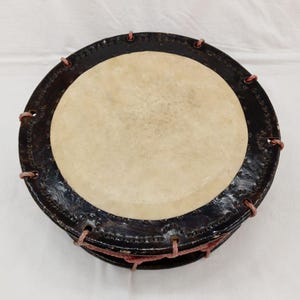 Japanese Instrument small drum high Class Kabuki Dancing Leather Skin