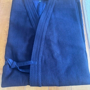 Vintage Kendo Jacket, Indigo Kendo Jacket, Kendo uniform, Japanese Martial Arts, Aizome Jacket, Japanese Jacket Blue,