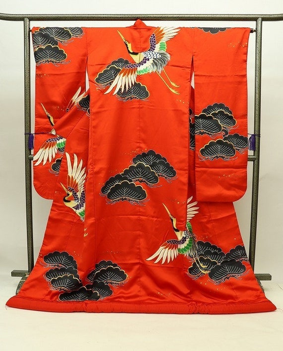 Uchikake Kimono, Wedding Kimono, Japanese Kimono R
