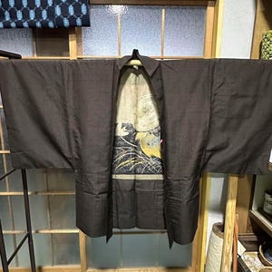 Mens Kimono, Mens Kimono Jacket, Mens haori Jacket, Samurai Kimono, Japanese jacket, Japanese Samurai art, Silk Kimono Mens,