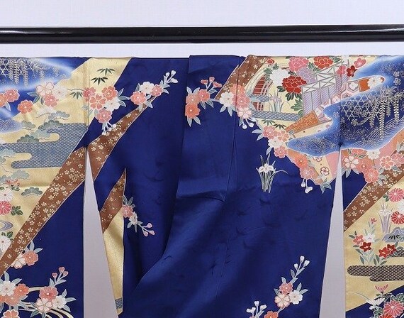 Furisode Kimono, Silk Furisode, Wedding Kimono Fu… - image 6