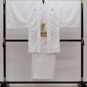 Mens Kimono Set, White Kimono Set, Mens Kimono ensemble, Mens Kimono & Jacket, Samurai Kimono, Japanese dress mens, Japanese robe mens