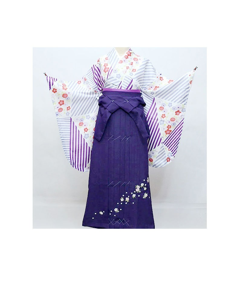 Furisode Kimono & Hakama, Jyuban, Furisode Purple, Womens Kimono