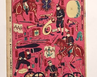 Japanse houtsnede, houtblokdruk, houtblokboek, antieke kunst, antieke Japanse kunst, Aziatische kunst, Japanse kunst,