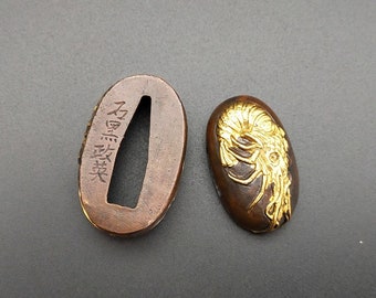 Fuchi, samurai sword, sword guard, Fuchi Sword, koshirae, katana, wakizashi, Japanese katana, Japanese Fuchi, Japanese paperweight,