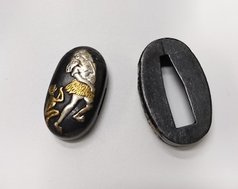 Fuchi, samurai sword, sword guard, Fuchi Sword, koshirae, katana, wakizashi, Japanese katana, Japanese Fuchi, Japanese paperweight,