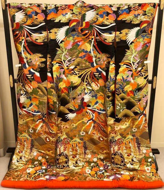 Uchikake Kimono, Wedding Kimono, Japanese Kimono,