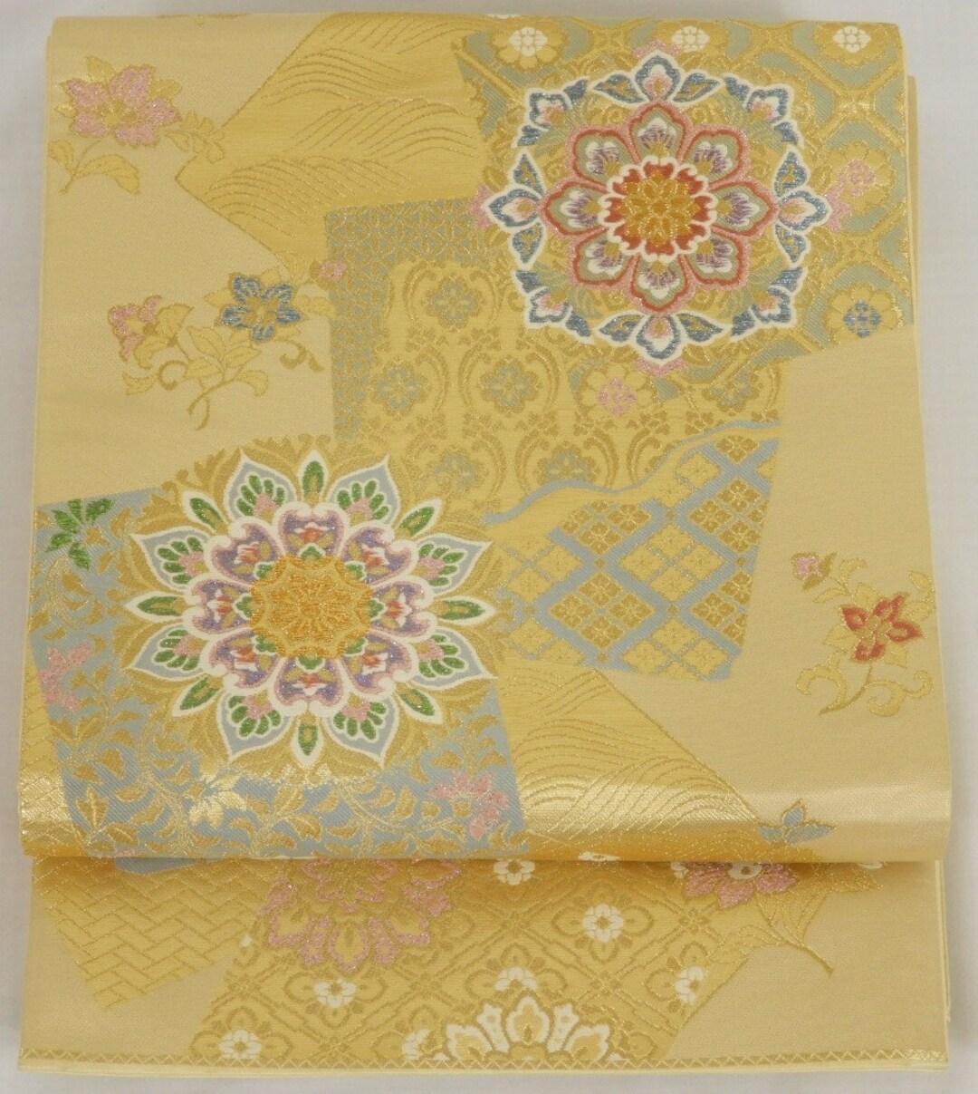 Obi Belt Kimono, Gold Obi, Silk Obi Belt, Vintage Obi, Japanese Fabric
