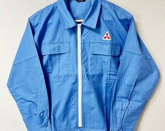 Vintage Japanese Factory Worker Jacket Size XL Blue - Etsy