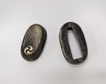 Fuchi, samurai sword, sword guard, Fuchi Sword, koshirae, katana, wakizashi, Japanese katana, Japanese Fuchi, Japanese paperweight,
