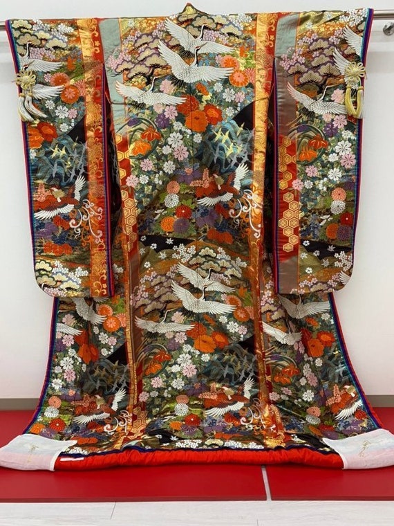 Uchikake Kimono, Wedding Kimono, Japanese Kimono,