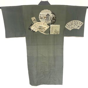 Mens Kimono, Mens Kimono Jyuban, Mens Kimono Jacket, Samurai Kimono, Japanese dress mens, Japanese robe mens, Samurai art, Silk Kimono Mens