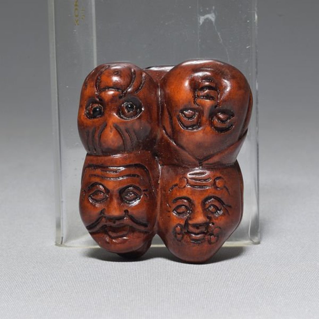 Netuke Japanese Netsuke, Horse Netsuke, Wooden Netsuke, Netsuke Statue ...