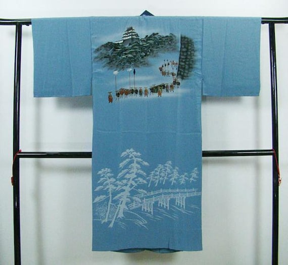 Mens Kimono, Samurai Kimono, Mens Jyuban, Mens Kim