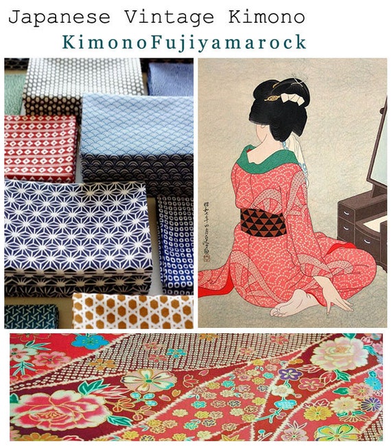 Red Kimono, Vintage Kimono Red, Womens Kimono rob… - image 8