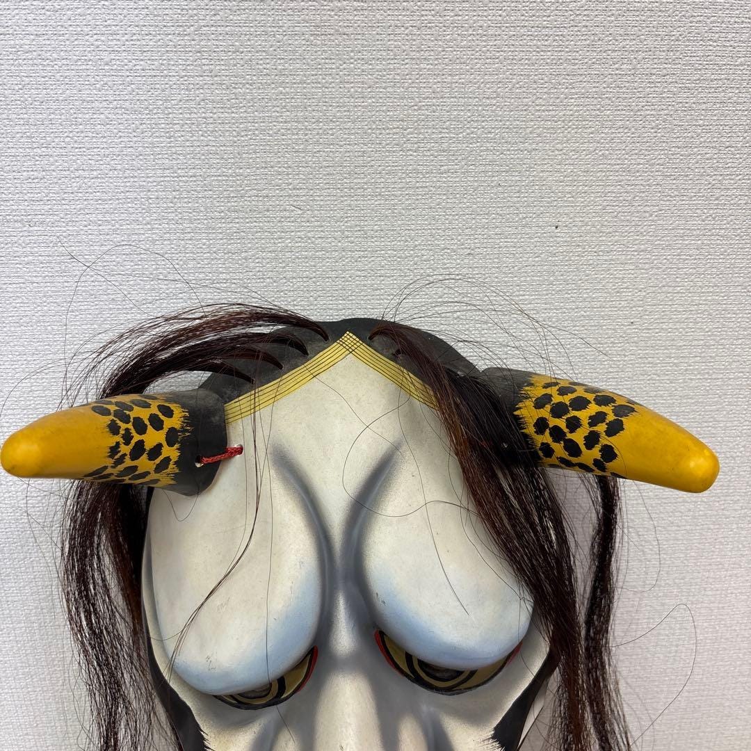 日本製 手作り紙粘土 能面 狂言 神楽 般若 鬼 鬼 - Etsy 日本