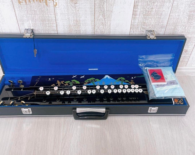 Electric Taishogoto Japanese Harp Model 蘭 Alto orchid Alto by Suzuki 107 Etsy