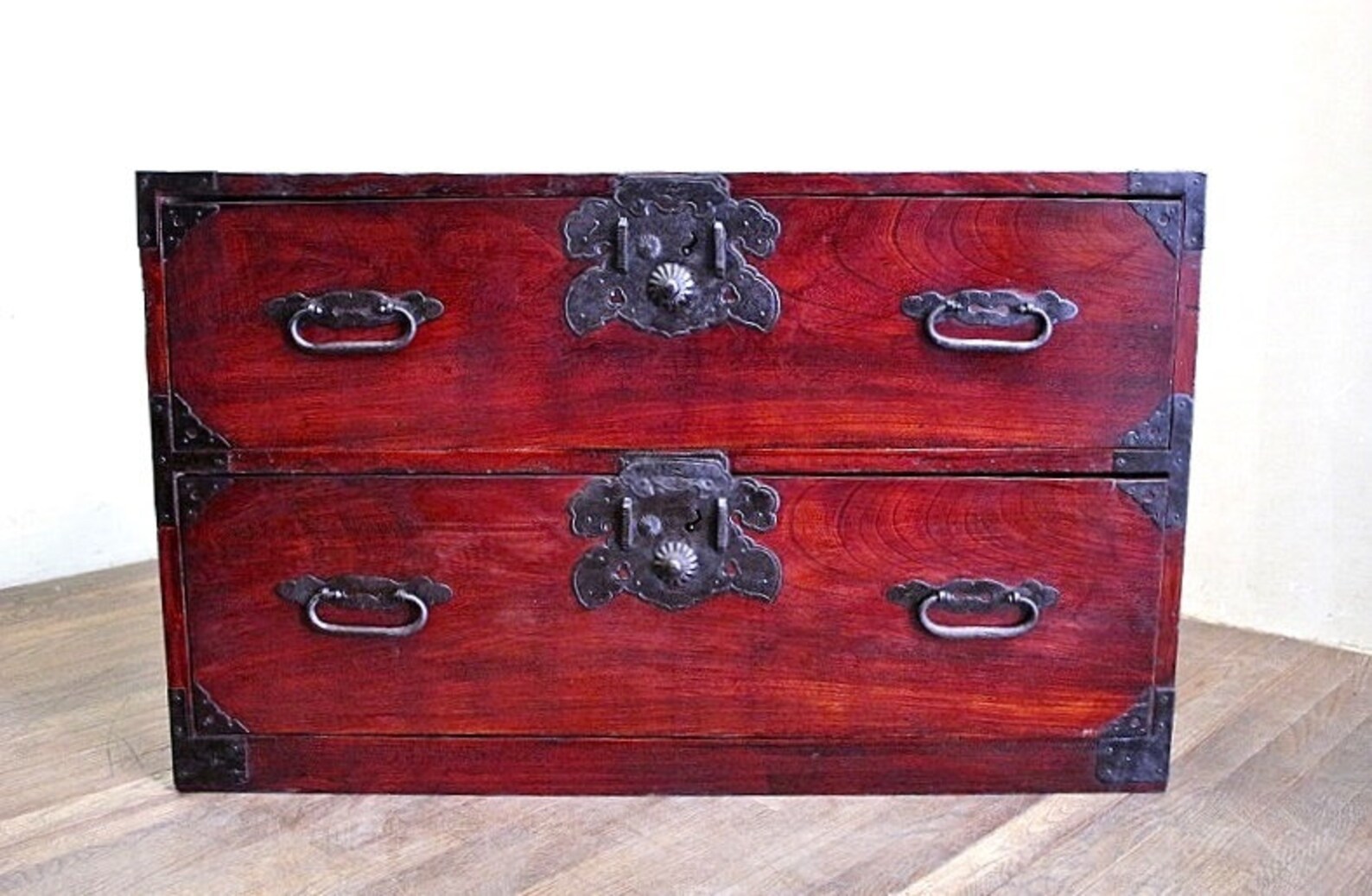 Japanese Chest antique chest Japanese Tansu Dansu Handmade Etsy