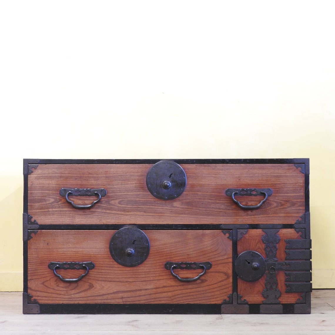 Cofre japonés cofre antiguo Tansu japonés Dansu | Etsy