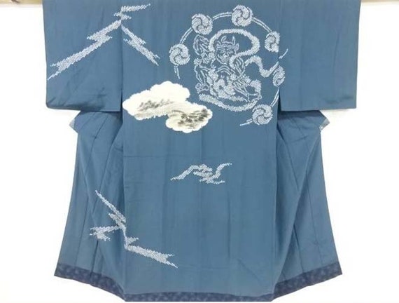 Mens Kimono, Samurai Kimono, Mens Jyuban, Mens Kim