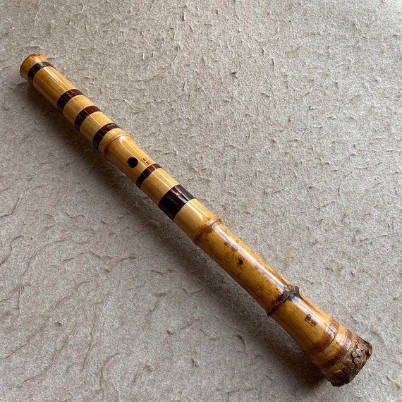 Buy Japanese Instrument Shakuhachi Vertical Bamboo Flute 19inch With Sign  Online in India - Etsy