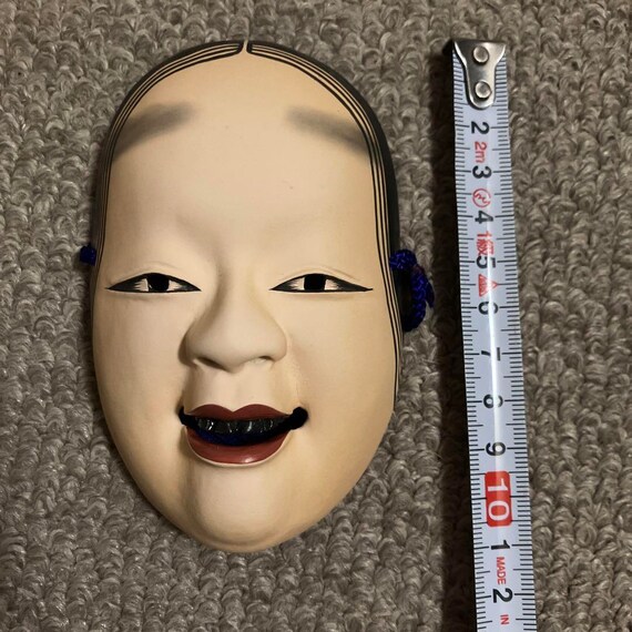 Japanese mask, Vintage mask, Noh mask, Kagura mas… - image 8
