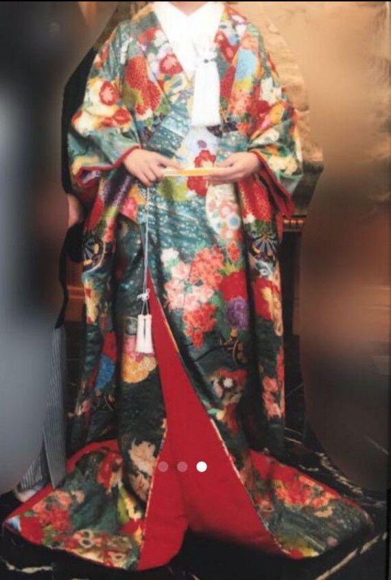 Uchikake Kimono, Wedding Kimono, Japanese Kimono R