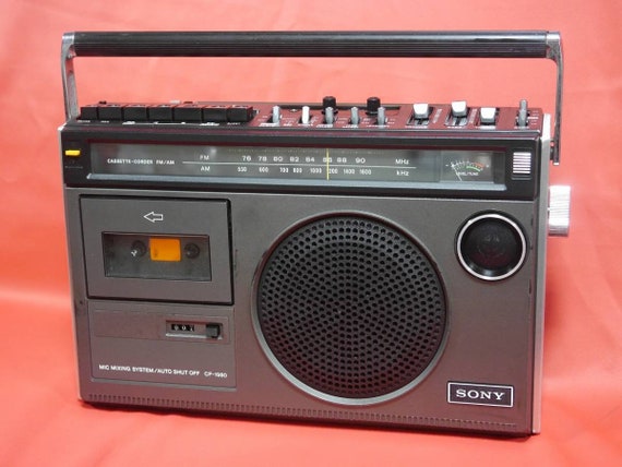 Sony Cf 1980 Sony Radio Panasonic Radio Japanese Radio Etsy