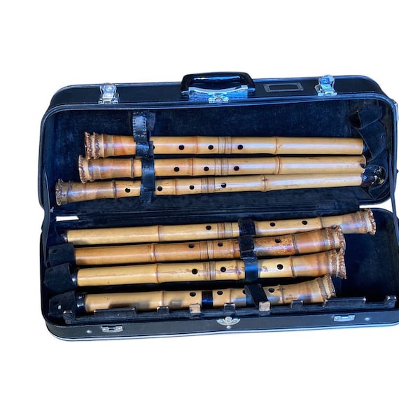 日本の楽器 尺八 縦型竹笛 高級尺八 7本入り - Etsy 日本
