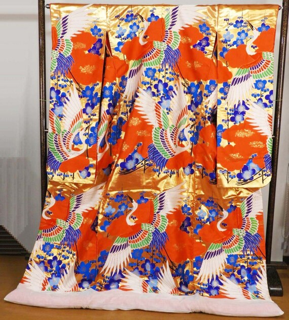 Uchikake Kimono, Wedding Kimono, Japanese Kimono R