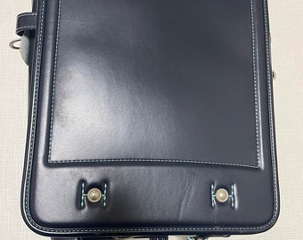 Randoseru, Cowhide Leather Randoseru, school Bag Randoseru, Japanese Randoseru, Black backpack, lightweight Randoseru, lightweight backpack,