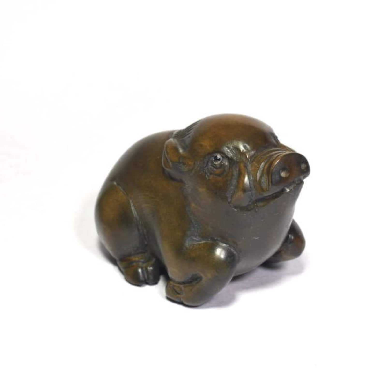 Netuke Japanese Netsuke, Skull Netsuke, Wooden Netsuke, Netsuke Statue ...
