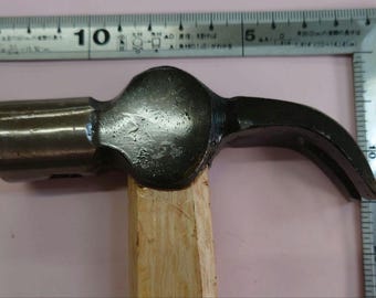 Japanese Vintage iron hammer 300g weight carpenter DIY tool