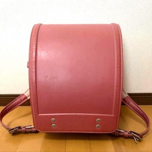 Randoseru, cuir de vachette Randoseru, cartable Randoseru, Randoseru japonais, sac à dos rose, Randoseru léger, sac à dos léger,