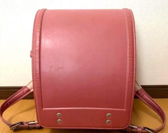 Randoseru, Cowhide Leather Randoseru, school Bag Randoseru, Japanese Randoseru, Pink backpack, lightweight Randoseru, lightweight backpack,