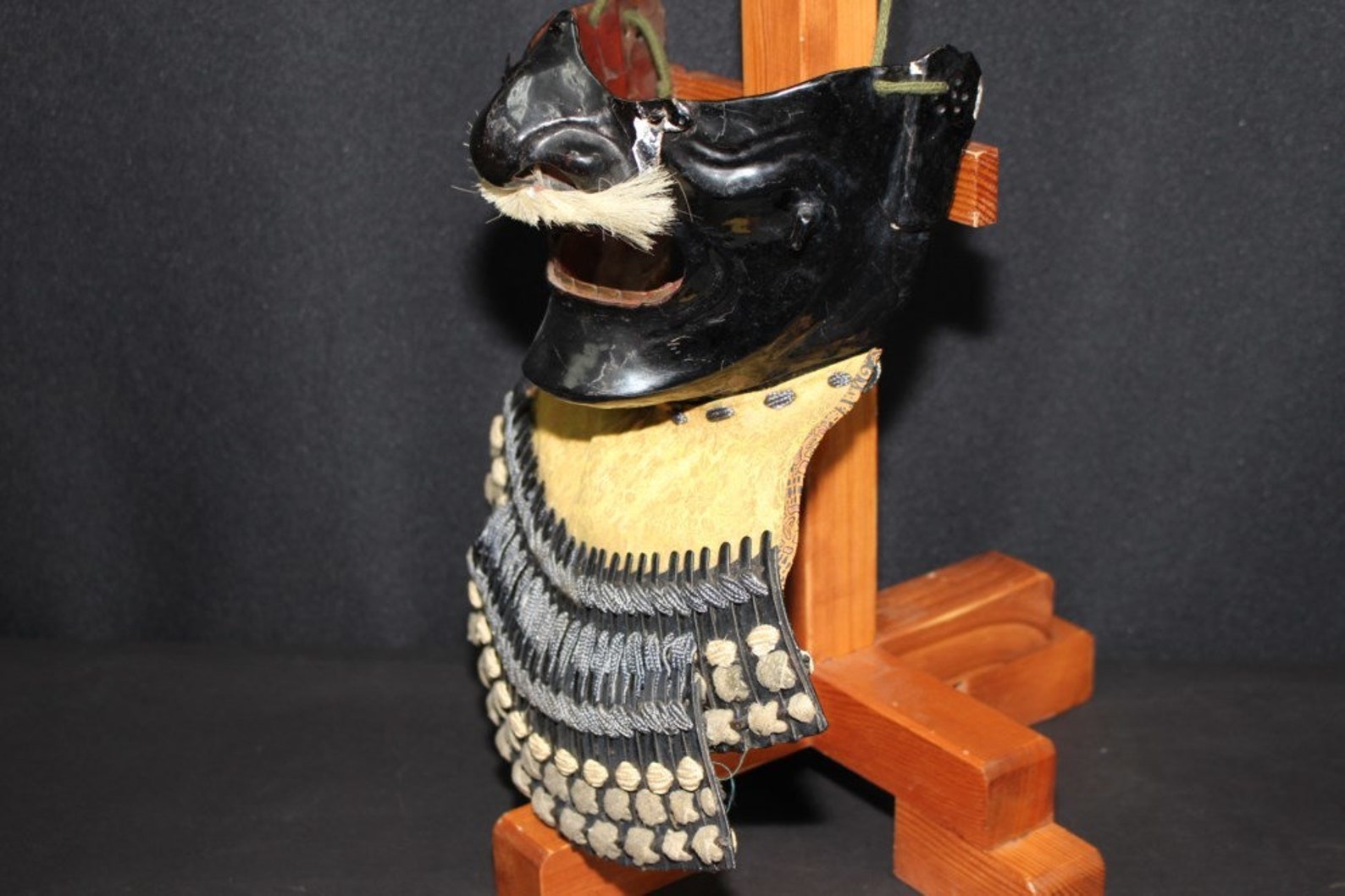 Antique Samurai Menpo Face Guard Japanese Yoroi Armor for Etsy