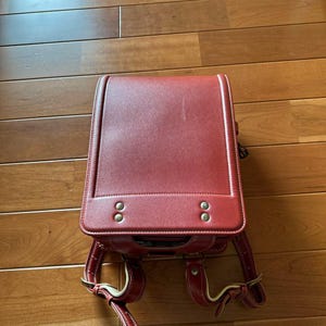 Randoseru, Cowhide Leather Randoseru, school Bag Randoseru, Japanese Randoseru, Red backpack, lightweight Randoseru, lightweight backpack,