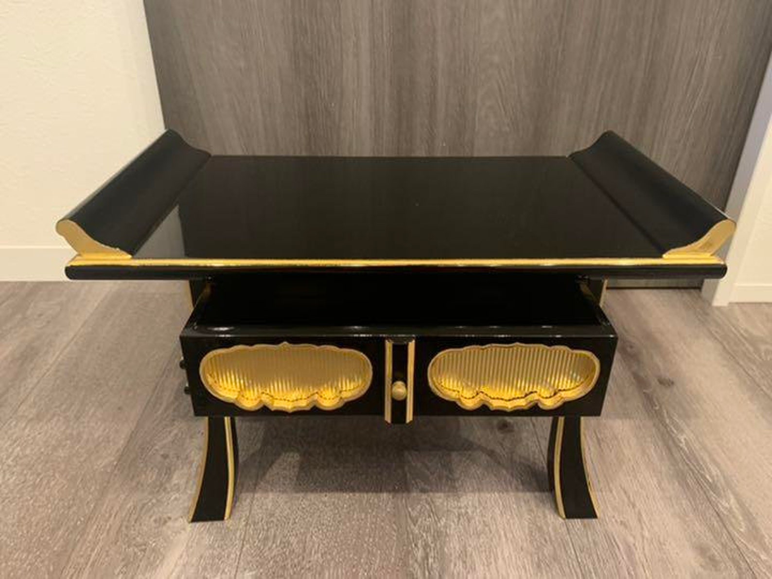 Buddhist table Buddhist Altar Buddhist Wood Stand Kyozukue Etsy