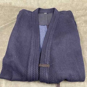 Vintage Kendo Jacket, Indigo Kendo Jacket, Kendo uniform, Japanese Martial Arts, Aizome Jacket, Japanese Jacket Blue,