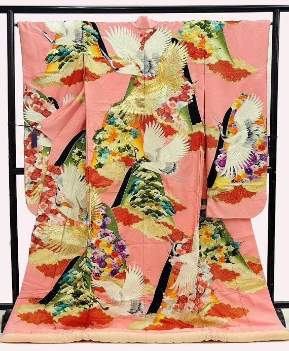 Uchikake Kimono, Wedding Kimono, Japanese Kimono R
