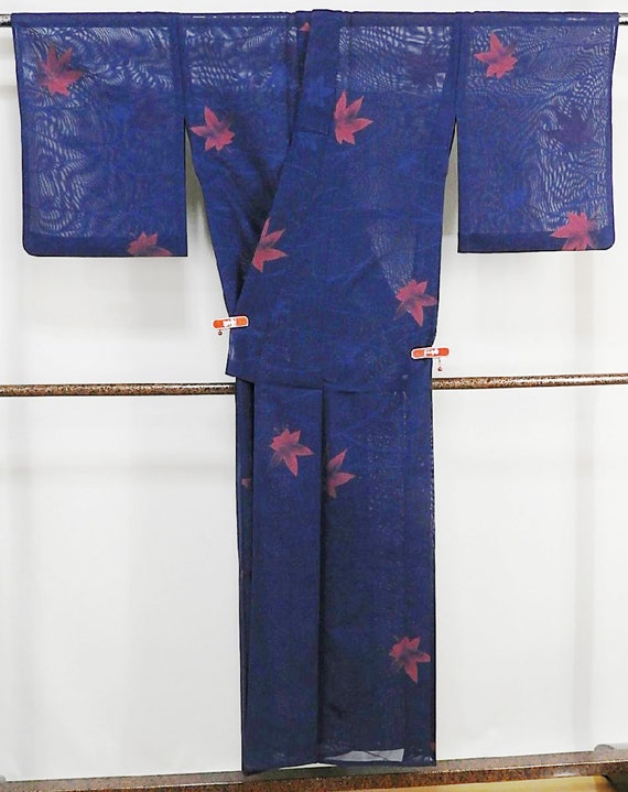 See through batwing kimono Blue, Summer batwing K… - image 7