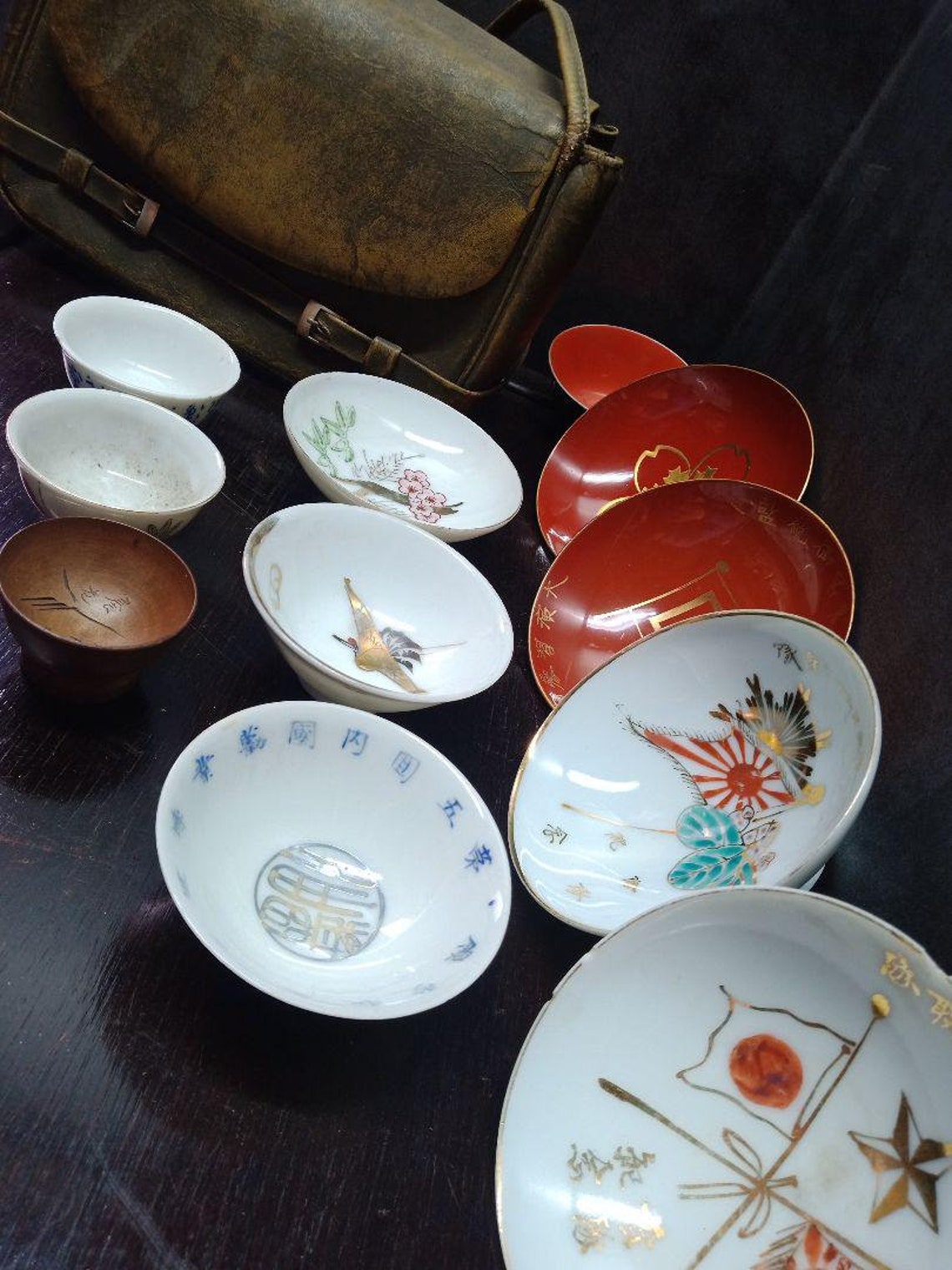WW2 Japanese Army Military Sake Cups Lot of 12 Sakazuki Etsy UK