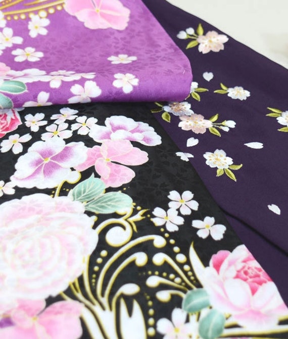 Furisode Kimono & Hakama , Jyuban, Furisode Purple, Womens Furisode Kimono & Hakama , Jyuban, Furisode Purple, Womens