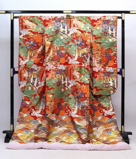 Uchikake Kimono, Wedding Kimono, Japanese Kimono R