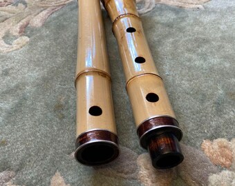 日本の楽器 尺八 縦型竹笛 21インチ サイン付き - Etsy 日本