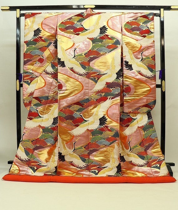 Uchikake Kimono, Wedding Kimono, Japanese Kimono R