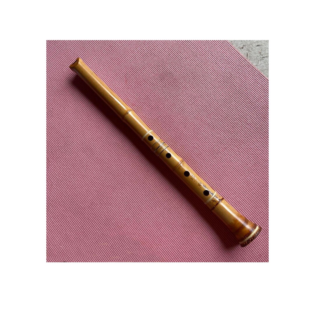Japanese Instrument Minyo Shakuhachi Vertical Bamboo Flute Etsy