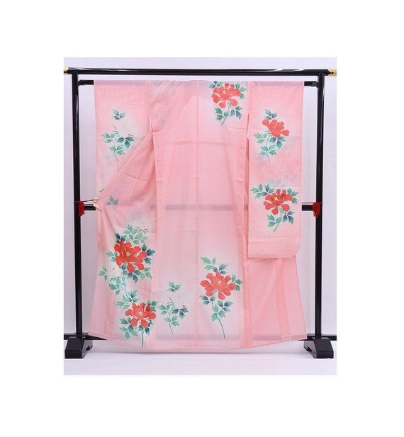 See through batwing kimono Pink, Summer batwing Ki