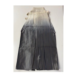 Men’s Hakama, Japanese Hakama, Kimono Pants, Kimono Mens Pants, Kimono Skirts, Striped Hakama, Silver Hakama